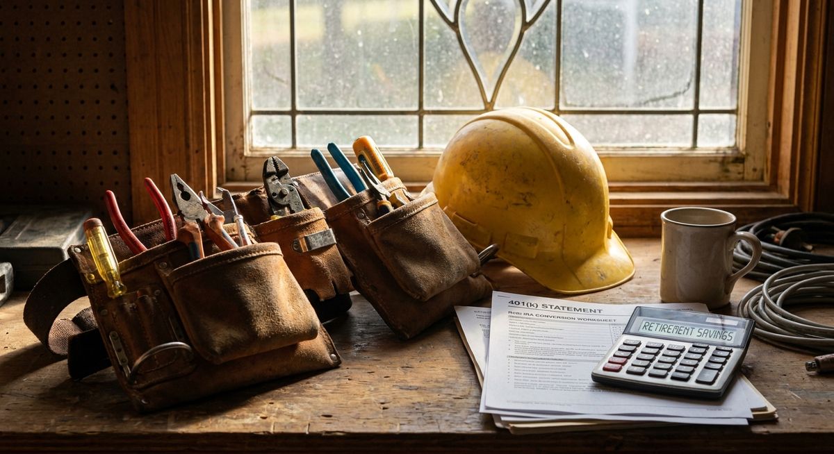 Retired at 62 With $520K Locked in a 401(k): Can This Electrician Defuse the Tax Bomb Before 73?